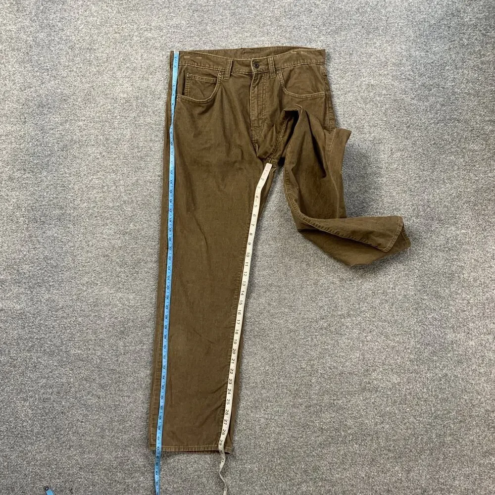 J Crew Pants Mens 32 Vintage Cord Straight Leg Mid Rise 5 Pocket Corduroy Chino
